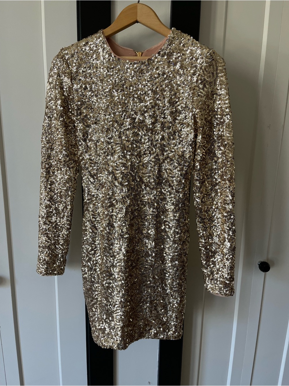 Kimchi Blue - Anthropology gold sequence dress - medium